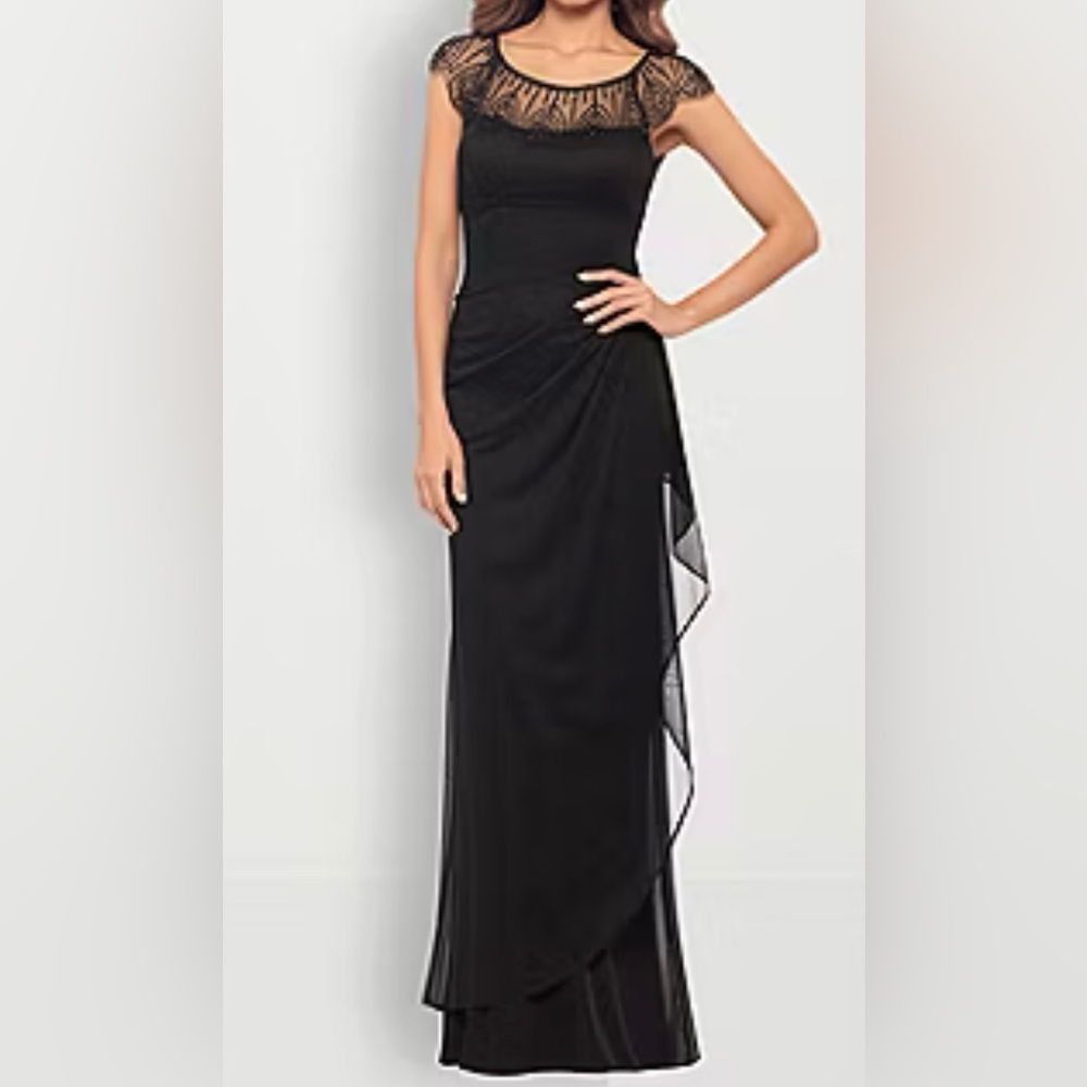 Elegant Black Evening Gown